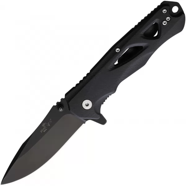 Bear Ops Rancor II Linerlock Black knives BCMC400B4