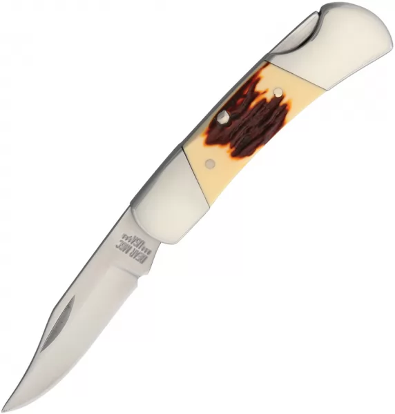 Bear and Son Lockback Delrin Stag BCSD26