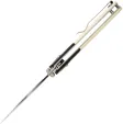 Bear & Son Lawman Slidelock White Bone BCWSB22