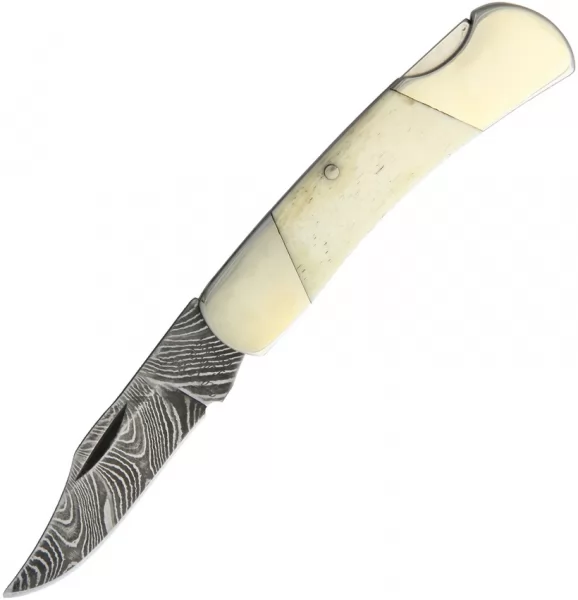Bear and Son Executive Lockback White Bone BCWSB26D