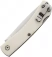 Bear & Son Small Lockback White Bone BCWSB37L