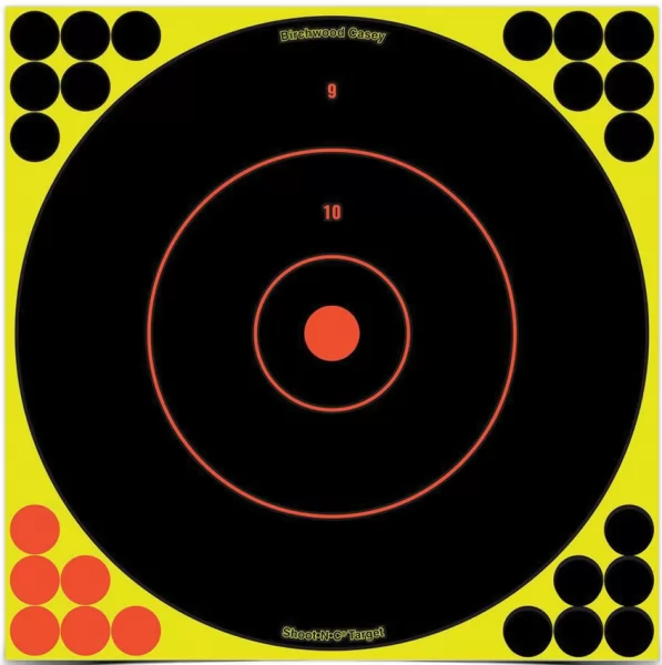 Birchwood Casey Shoot-NC 12in Bulls Eye Target BDC34050