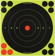 Birchwood Casey Shoot-NC 8in Bulls Eye Target - BDC34825
