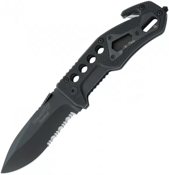 Black Fox Tactical Linerlock Black knives BF115
