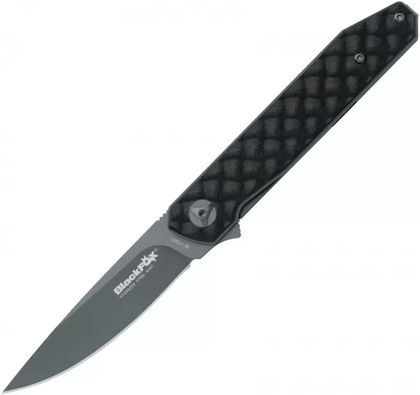 Black Fox Reloaded Linerlock Gray knives BF736TI