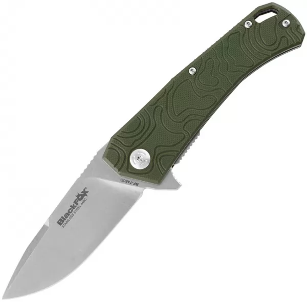 Black Fox Echo Linerlock Green knives BF746OD
