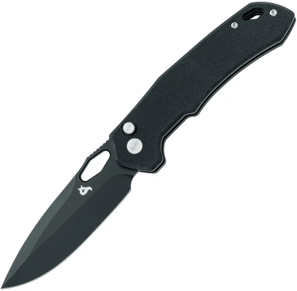 Black Fox Astros Button Lock Black knives BF770BB