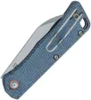 Black Fox Teeny Linerlock Blue Micarta knives BF785MIBL