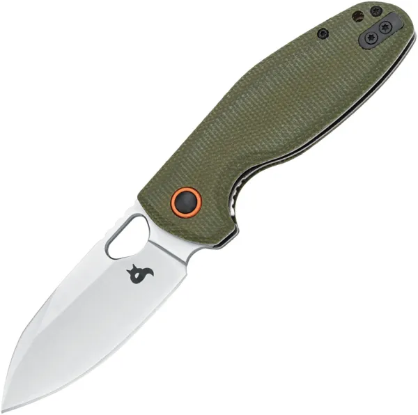 Black Fox Puffy Linerlock OD Mic knives BF786MOD