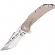 Begg Knives Astio Framelock Tan BG009