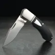 Begg Knives Recurve Slip Joint Black G10 BG038