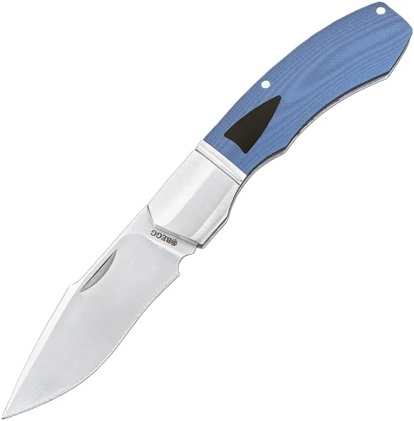 Begg Knives Recurve Slip Joint Blue G10 BG039