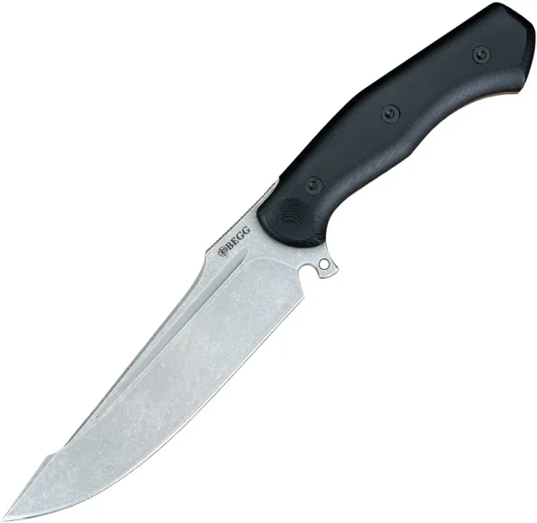 Begg Knives Alligator Fixed Blade Black BG048