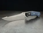 Begg Knives Alligator Fixed Blade Blue BG051