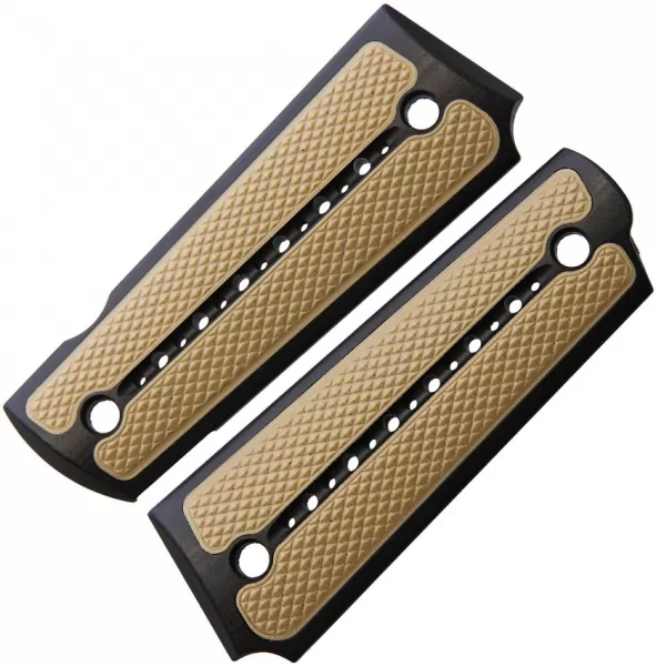 Begg Knives Hammer Armory 1911 Grips Tan BG1911DT