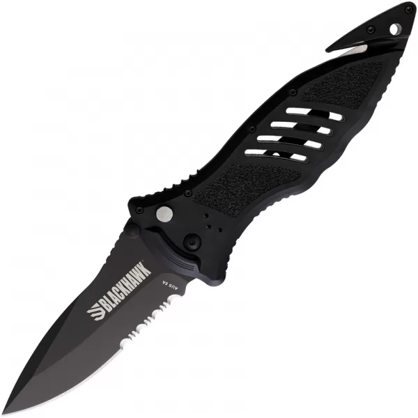 Blackhawk CQD Large Button Lock knives BH15M311BK