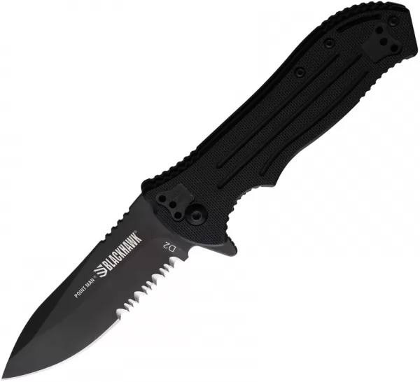 Blackhawk Point Man Linerlock A-O knives BH15PM211BK