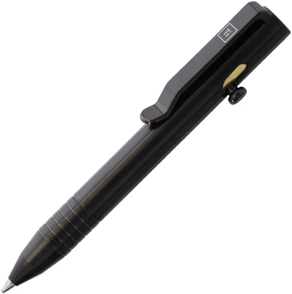 Big Idea Design Mini Bolt Action Pen Ti BLK BIG007575