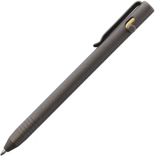 Big Idea Design Slim Bolt Action Pen Ti Sw BIG008TBK