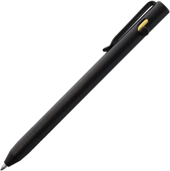 Big Idea Design Slim Bolt Action Pen Ti Black BIG008TSW