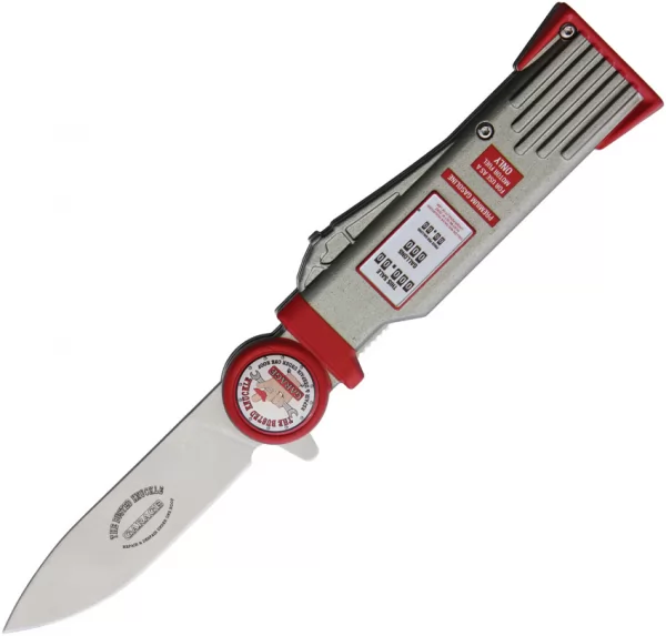 Busted Knuckle Gas Pump Linerlock A-O BKGA001GRD
