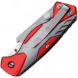 Busted Knuckle Linerlock Red-Gray BKGFDR002