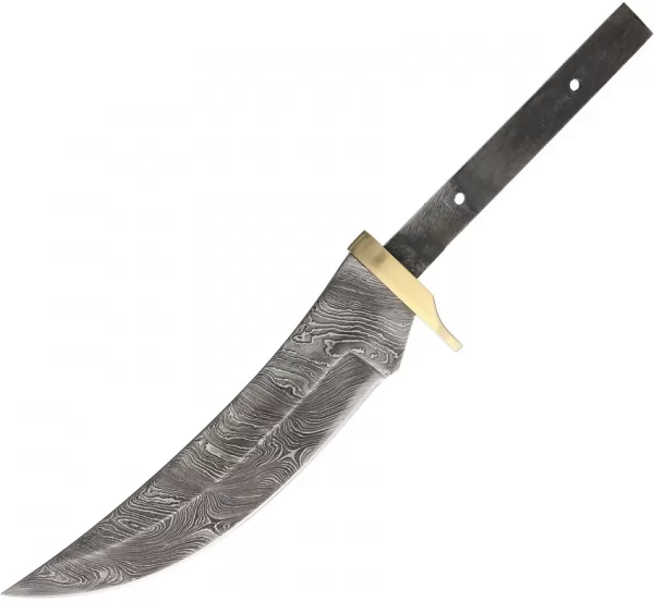 Knifemaking Knife Blade Damascus Upswept BL109