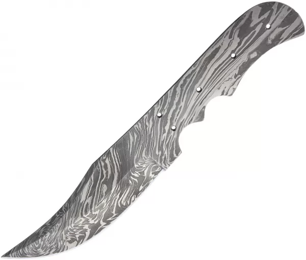 Knifemaking Skinner Damascus Blade BL123