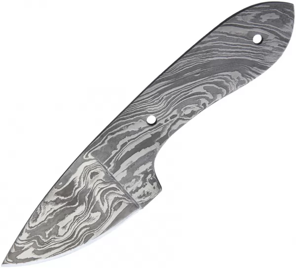 Knifemaking Drop Point Damascus Blade BL124