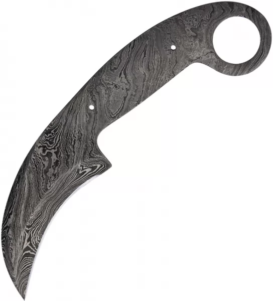 Knifemaking Karambit Knife Blade Damascus BL127D