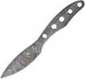Knifemaking Damascus Knife Blade w/ Guard - BL153D