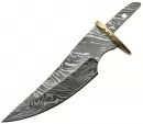 Knifemaking Damascus Blade With Sheath - BLSODMB5