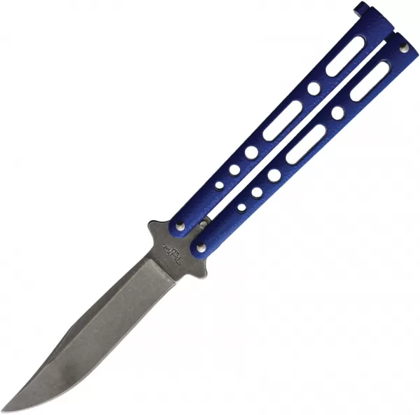 Benchmark Butterfly Blue Stonewash knives BM018