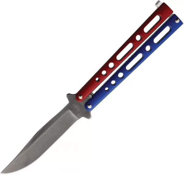 Benchmark Butterfly Red White Blue SW knives BM023