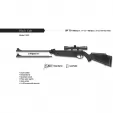 Beeman Black Cub .177-.22 Air Rifle sports gear BM1022