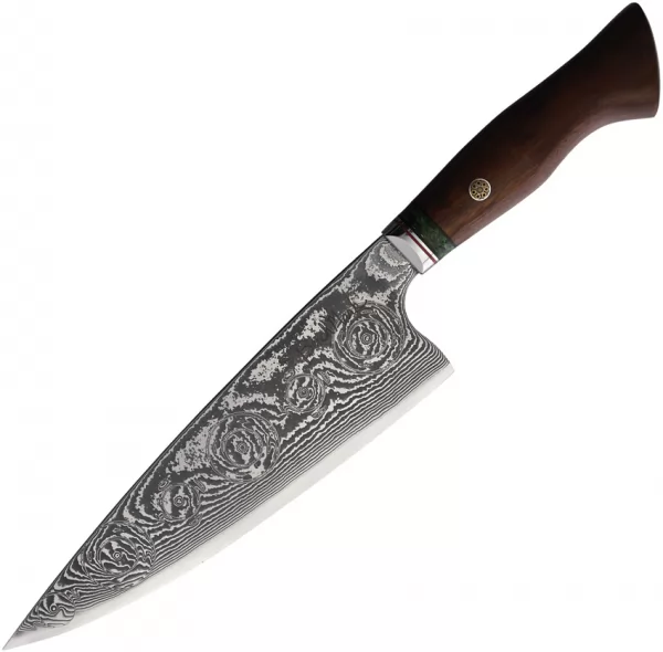 Benchmark Chefs Knife Rose Damascus knives BMK124