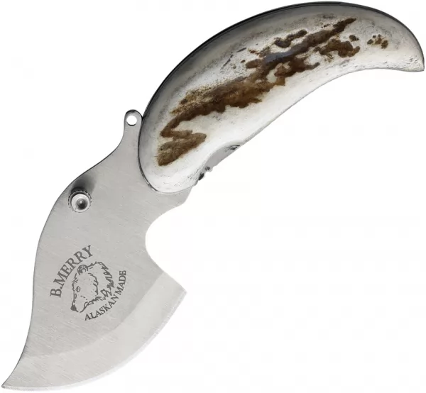 B Merry Pocket Ulu Caribou Antler BMRPUCA