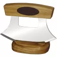 B Merry Ulu Birchwood Leather Inlay BMRUBL26