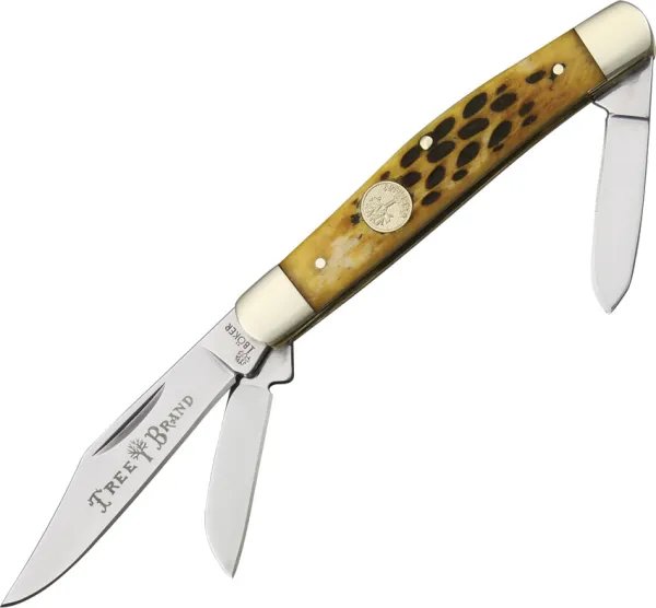 Boker Medium Stockman Brown Bone knives 110727