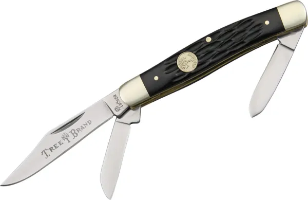 Boker Medium Stockman Black Bone knives 110728