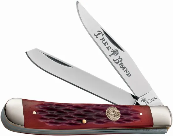 Boker Trapper Red Bone knives BO110747