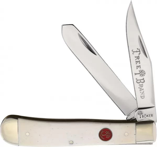 Boker Trapper White Bone knives BO110789