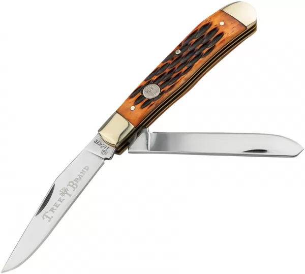 Boker Trapper Brown Bone knives BO110812