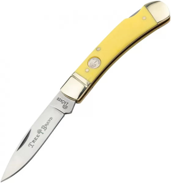 Boker Gentlemans Lockback Yellow knives BO110818