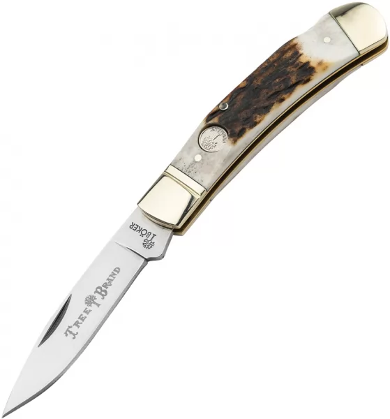 Boker Lockback Stag knives BO110819ST