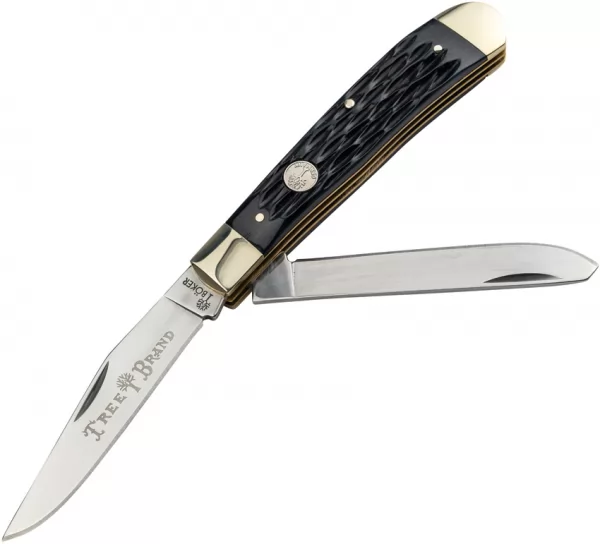 Boker Trapper Black Bone knives BO110824