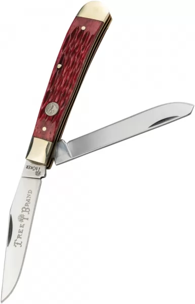 Boker Tree Brand Trapper Red Bone knives BO110825