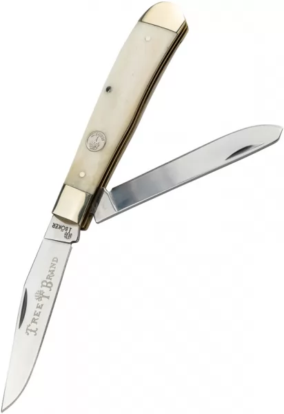 Boker Tree Brand Trapper White Bone knives BO110826