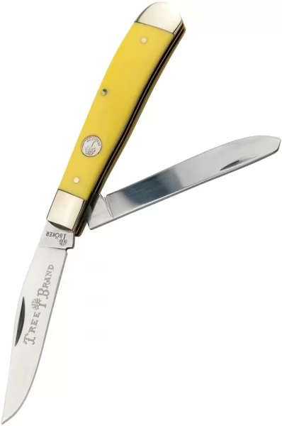 Boker Tree Brand Trapper Yellow knives BO110834