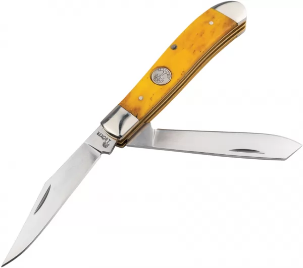 Boker Mini Trapper Smooth Yellow knives BO110851